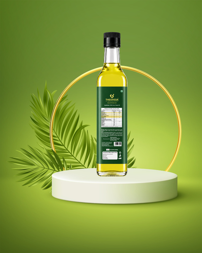 Theoveda Organique Premium Cold-Pressed Virgin Peanut Oil – 500 ml