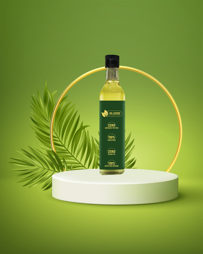 Theoveda Organique Premium Cold-Pressed Virgin Peanut Oil – 500 ml